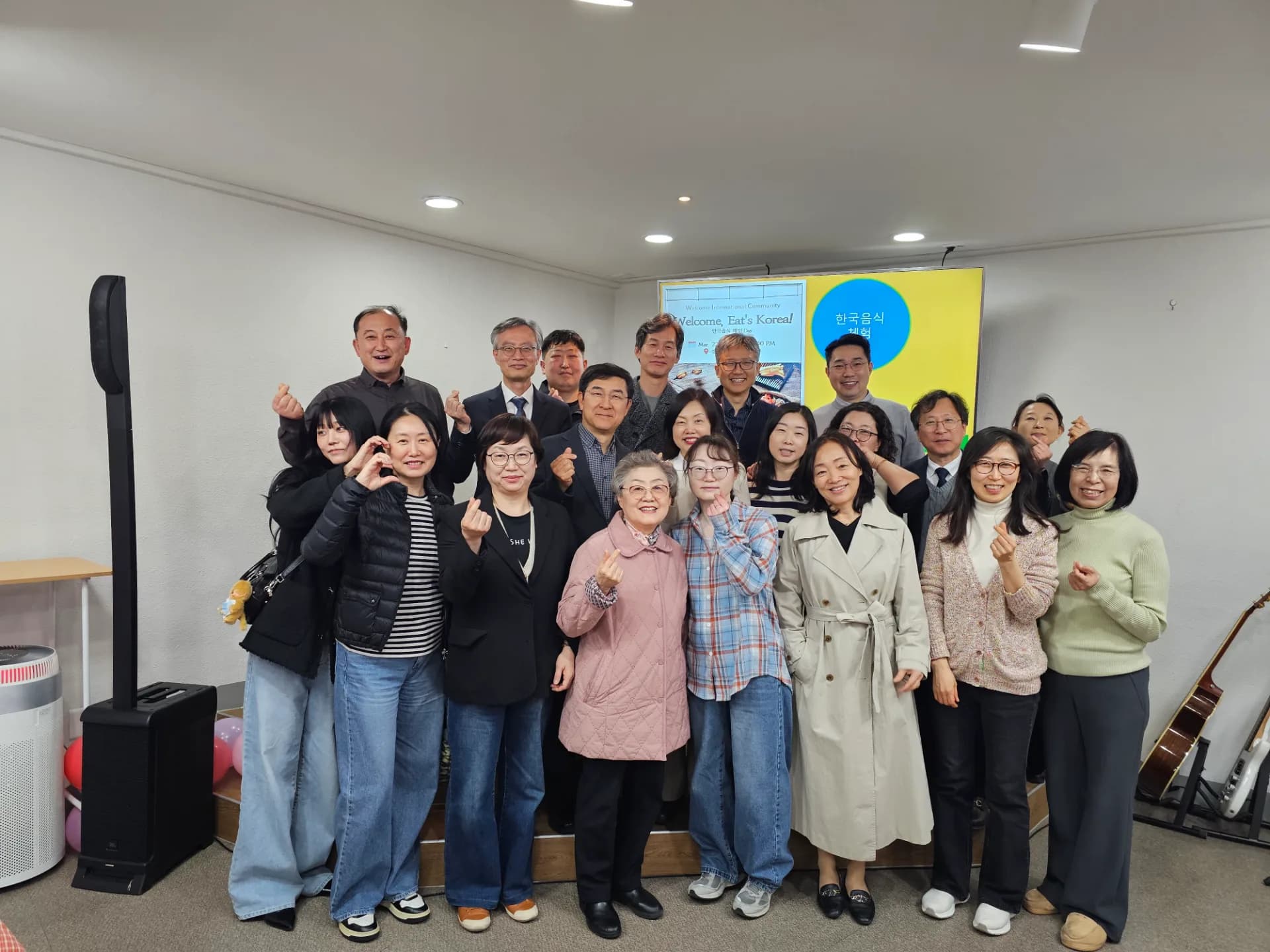 웰컴국제교회 한국음식 체험 행사