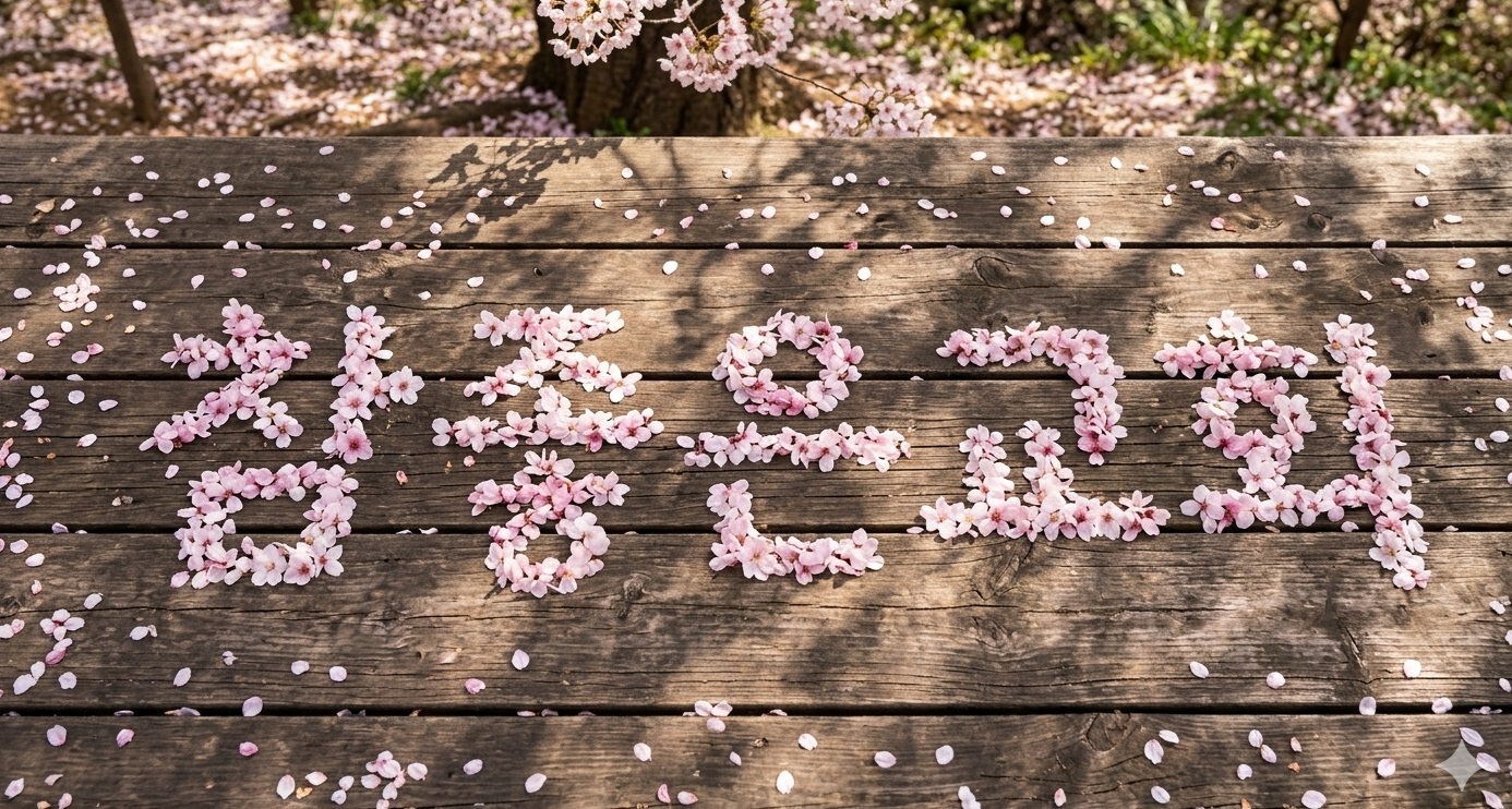 참좋은교회 벚꽃 배경